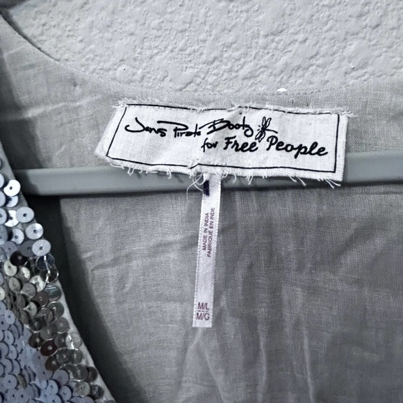 Jen’s Pirate Booty for Free People Checkered Boombox Mini Dress Med / Lg NWOT - Picture 4 of 15